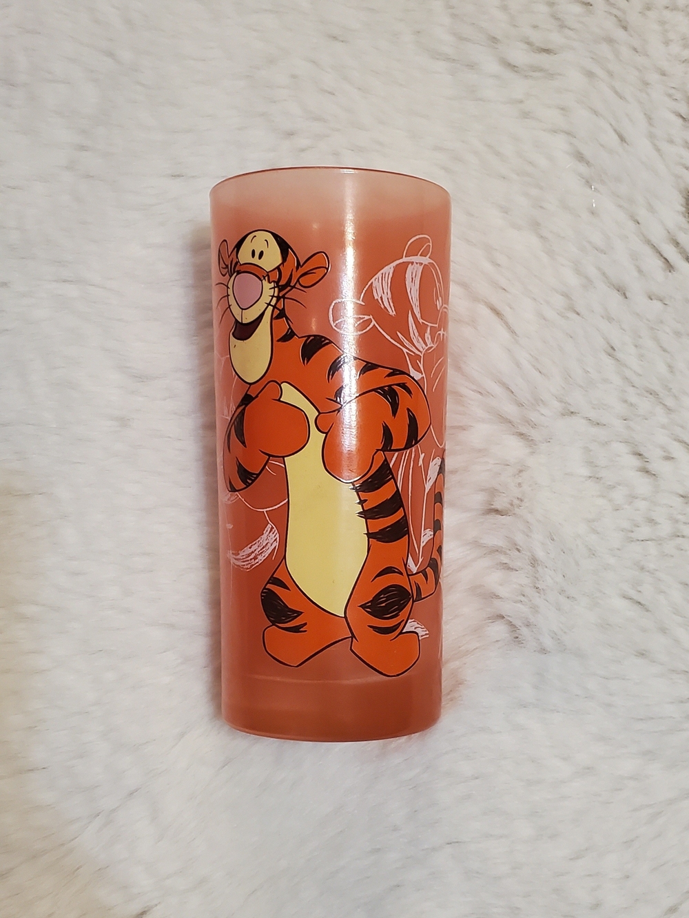 Disney Orange Tigger Decorative Glass